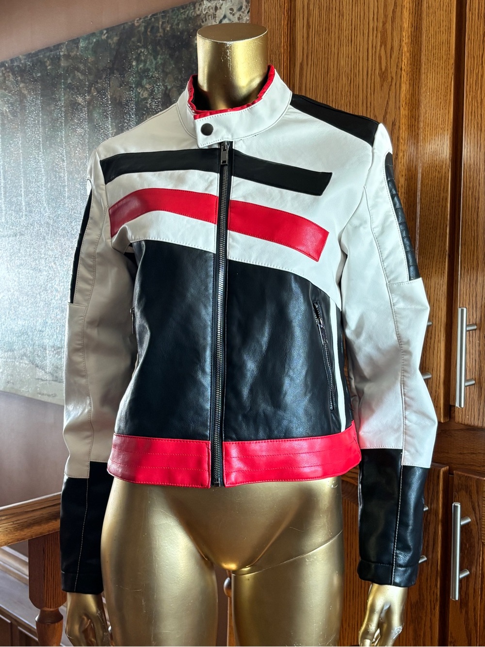 Stoosh Black & White Colorblock Jacket